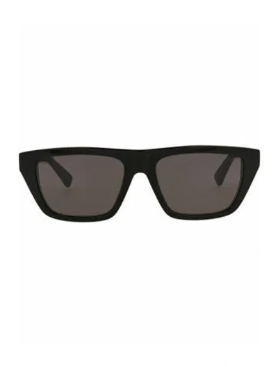 Pre-owned Bottega Veneta Solid Sunglasses W/ Tags In Black
