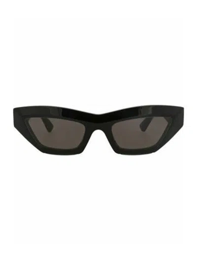 Pre-owned Bottega Veneta Solid Sunglasses W/ Tags In Black
