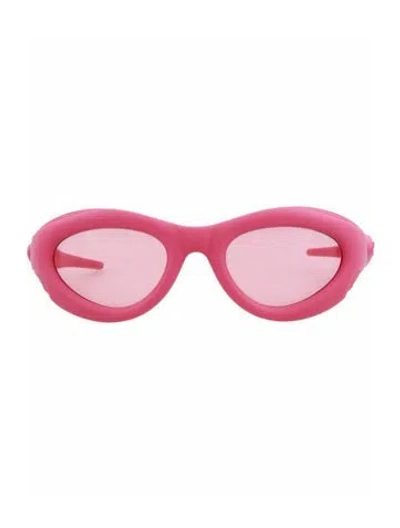 Pre-owned Bottega Veneta Solid Sunglasses W/ Tags In Pink