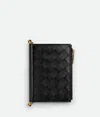 Bottega Veneta Solstice Medium Bi-fold Wallet In Black