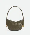 Bottega Veneta Mini Solstice Intrecciato Leather Hobo Bag