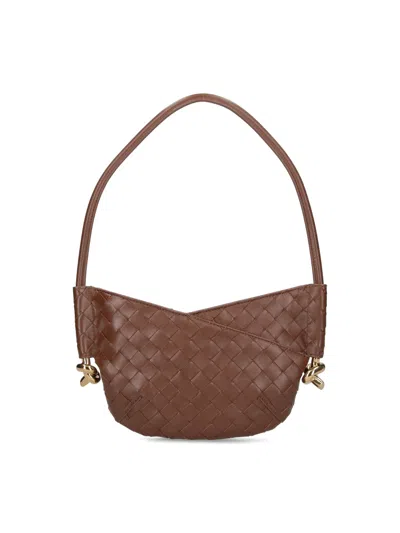 Bottega Veneta "solstice" Mini Shoulder Bag In Brown