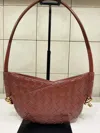 Bottega Veneta Solstice Mini Shoulder Bag In 2506 Sapele-muse Brass