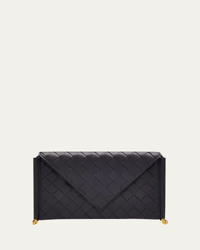 Bottega Veneta Solstice Phone Pouch Bag In Black