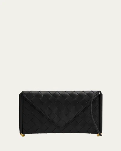 Bottega Veneta Solstice Phone Pouch Bag In Black
