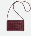 Bottega Veneta Solstice Phone Pouch In Barolo