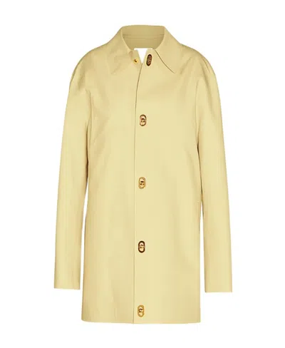 Bottega Veneta Song Zuer's Same Goose Yellow Gold Buckle Windbreaker