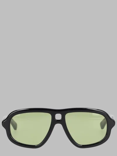 Bottega Veneta Occhiale Da Sole Aviator Sophia Ribbon In Green