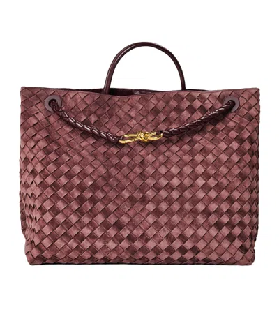 Bottega Veneta Spacious Tote Bag In Red
