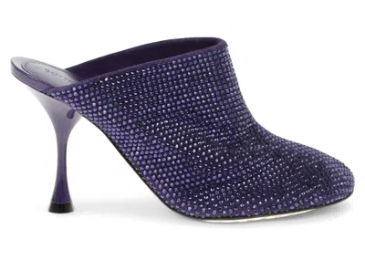 Pre-owned Bottega Veneta Sparkle Dot Pumps (women's) Sneakers In Purple