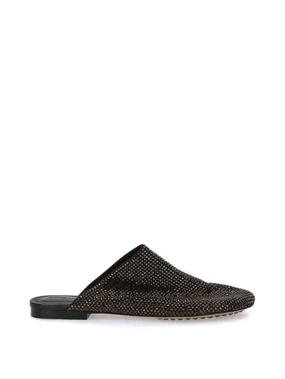 Bottega Veneta Sparkle Dot Slipper In Marrone