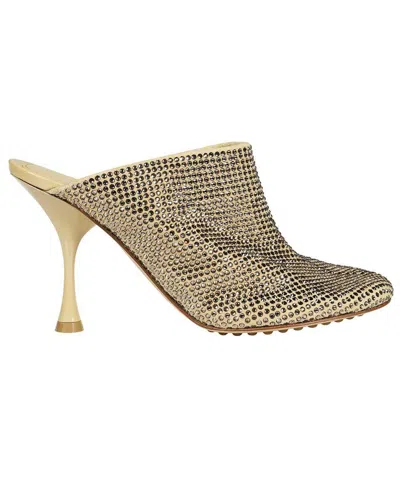 Bottega Veneta Sparkle Dot Sock Mules