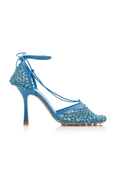 Bottega Veneta Sparkle Stretch Sandals In 4631