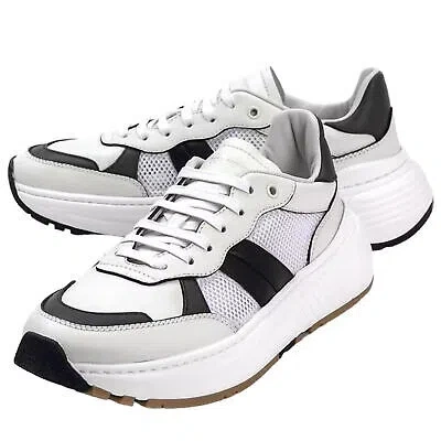 Pre-owned Bottega Veneta Speedster Athletic Sneakers In White,black