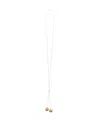 Bottega Veneta Sphere Drop-pendant Long Necklace In Yellow