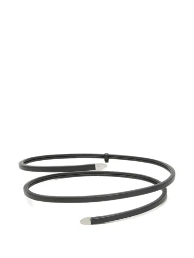 Pre-owned Bottega Veneta Spiral Leather Belt