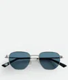 Bottega Veneta Split Panthos Sunglasses In Green