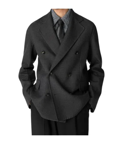 Bottega Veneta Splitable Wool Jacket In Black