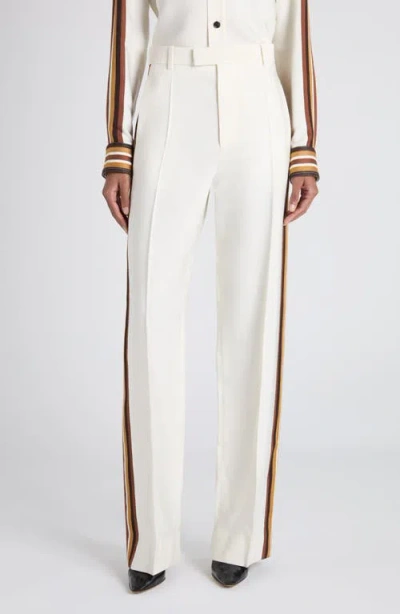 Bottega Veneta Sport Stripe Straight Leg Trousers