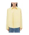 Bottega Veneta Cotton Shirt In Yellow