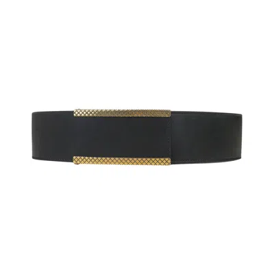 Pre-owned Bottega Veneta Square Belt 'black' | Women's Size 90