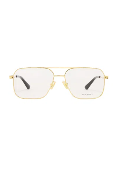 Bottega Veneta Square Eyeglasses In White