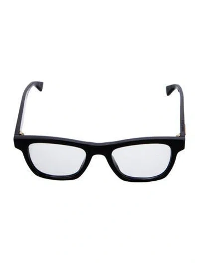 Pre-owned Bottega Veneta Square Eyeglasses In Black