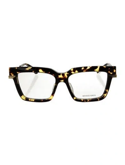 Pre-owned Bottega Veneta Square Eyeglasses W/ Tags In Black