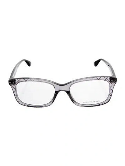 Pre-owned Bottega Veneta Square Eyeglasses W/ Tags In Black