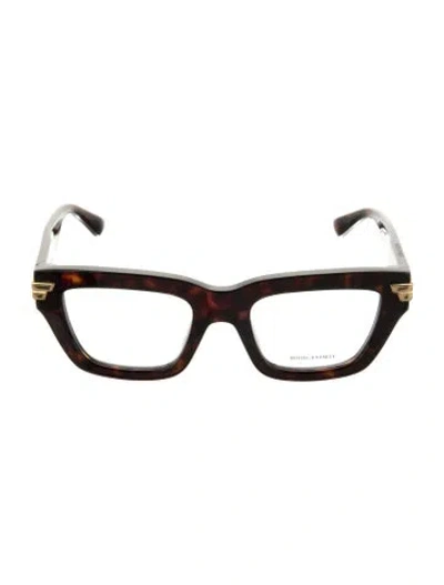 Pre-owned Bottega Veneta Square Eyeglasses W/ Tags In Brown