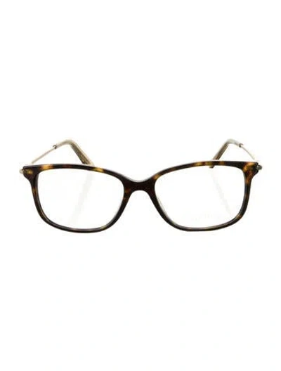Pre-owned Bottega Veneta Square Eyeglasses W/ Tags In Brown