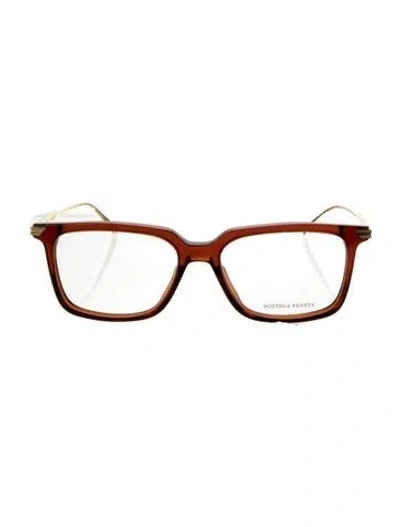 Pre-owned Bottega Veneta Square Eyeglasses W/ Tags In Burgundy