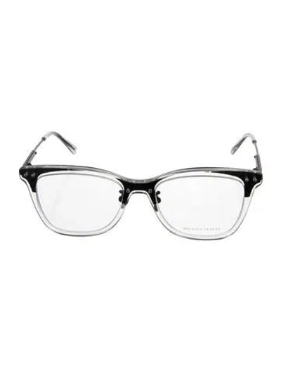 Pre-owned Bottega Veneta Square Eyeglasses W/ Tags In Transparent