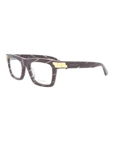Pre-owned Bottega Veneta Square Eyeglasses/30009040003) In Burgundy/transparent (bv1059o