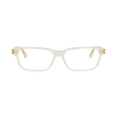 Pre-owned Bottega Veneta Square-frame Acetate Optical Frames 'beige Transparent' | Multi-color | Women's Size