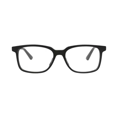 Pre-owned Bottega Veneta Square-frame Acetate Optical Frames 'black Transparent' | Men's Size Onesize