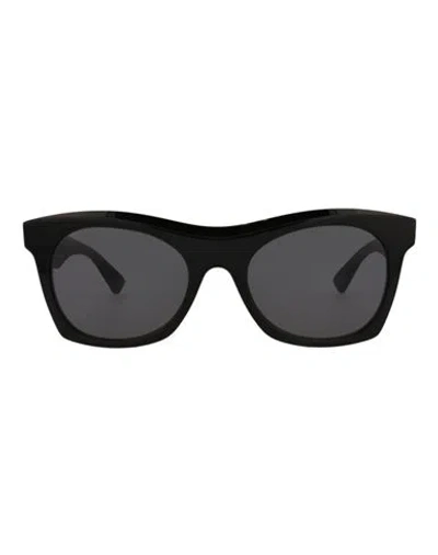 Bottega Veneta Square-frame Acetate Sunglasses Sunglasses Black Size 54 Acetate