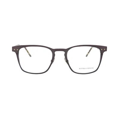 Pre-owned Bottega Veneta Square-frame Alluminium Optical Frames 'blue Avana Transparent' | Multi-color | Men's
