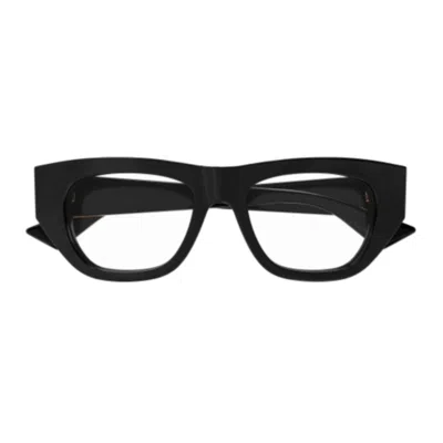 Bottega Veneta Geometric Frame Flat Mirror In Black