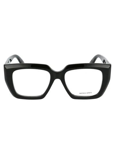 Bottega Veneta Black Acetate Optical Glasses