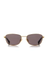 BOTTEGA VENETA SQUARE-FRAME METAL SUNGLASSES