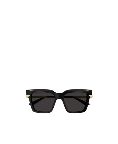 Bottega Veneta Square-frame Sunglasses In Black