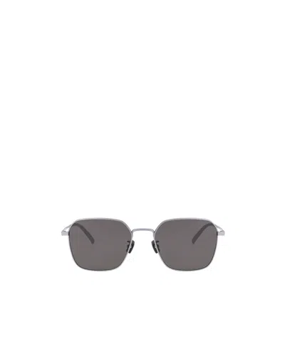 Bottega Veneta Square Frame Sunglasses In Gray