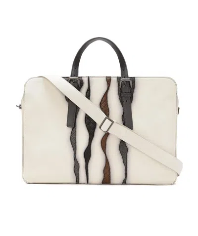 Bottega Veneta Square Shoulder Bag In White