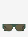 Bottega Veneta Square Sunglasses In Green