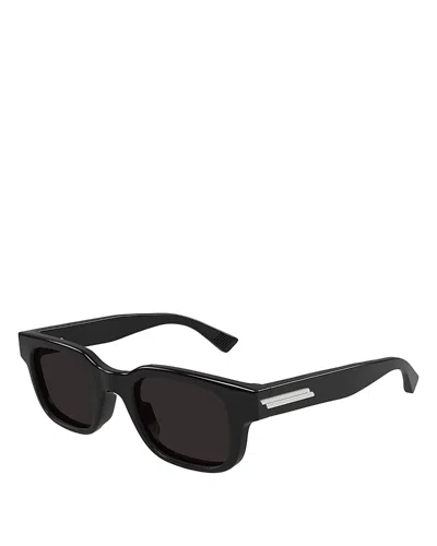 Bottega Veneta Square Sunglasses, 49mm In Black