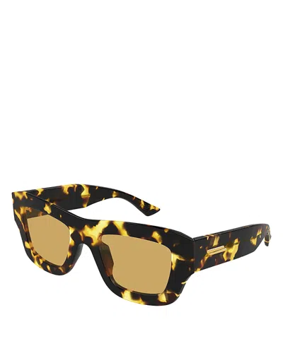 BOTTEGA VENETA SQUARE SUNGLASSES, 50MM