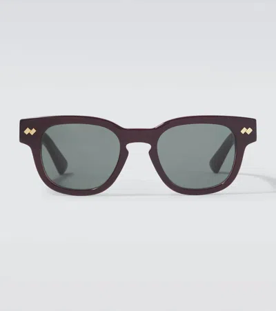 Bottega Veneta Square Sunglasses In Black