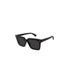 Bottega Veneta Square Sunglasses In Black