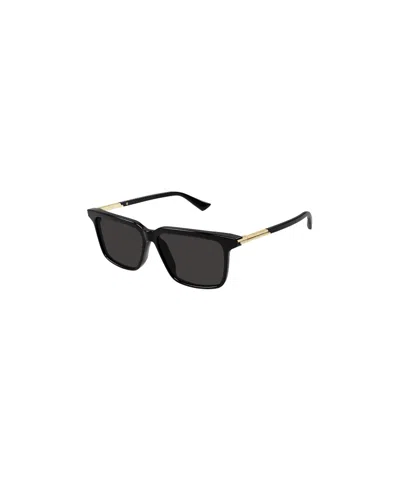 Bottega Veneta Square Sunglasses In Black